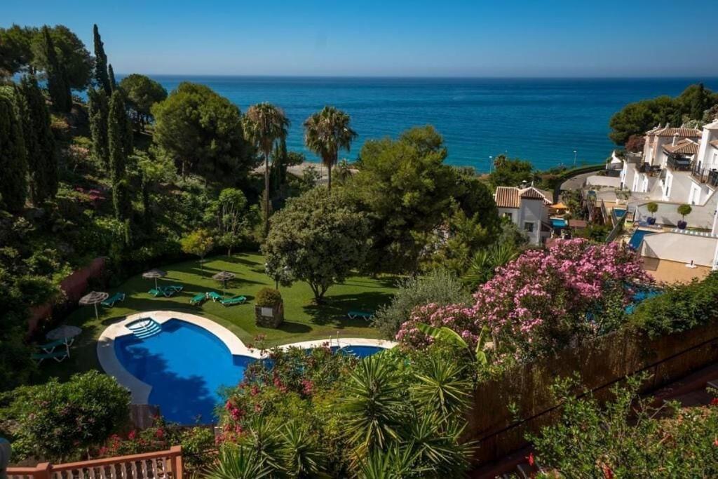 La Amapola, A Little Oasis With Sea View, 200 Meters From The Beach. Nerja Esterno foto