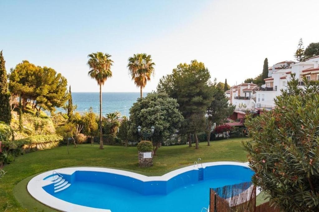 La Amapola, A Little Oasis With Sea View, 200 Meters From The Beach. Nerja Esterno foto
